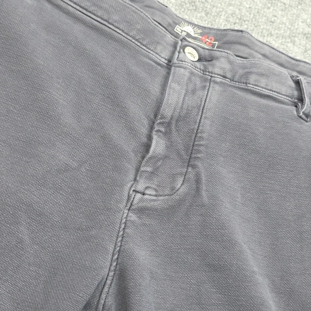 Faherty Stretch Terry Short Men's 42 Gray-Blue 8